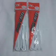 GD JAPAN 靴ひも 120cm(1足分2本入) 白 2点 未使用