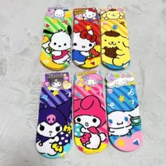 【新品6足セット】サンリオ キャラクターソックス 靴下 キティ マイメロ クロミ