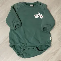 futafuta フタフタ　ミッキーマウス　裏起毛ロンパース　70