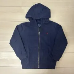 ポロラルフローレン　ネイビー フード付きパーカー　130