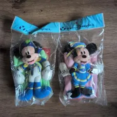 【廃盤品】ディズニーシー グランドオープン記念 ミッキー＆ミニー ぬいぐるみ