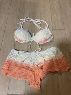 レース編みセパレート水着 Mサイズ