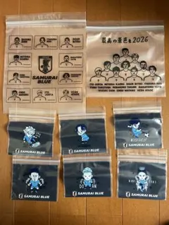 3COINSスリコ　サッカー日本代表　ジップバッグのサムネイル