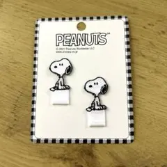 PEANUTS スヌーピー ワッペン 2個セット アイロン接着