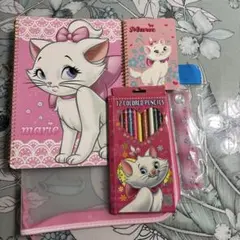 平成レトロ ディズニー おしゃれキャット マリーちゃん メモ帳 シール