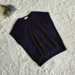 【Alma Design】トップス/М/ブラック/黒/ノースリーブ/レディース
