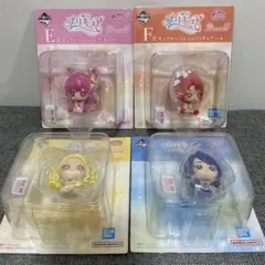 一番くじ プリキュア E賞 F賞 G賞 I賞 ミニフィギュア 4点セット