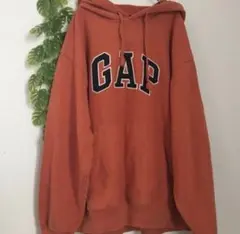 韓国 GAP オレンジ パーカー