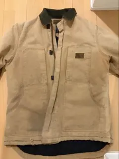 Dickies ベージュジャケット コーデュロイ襟付き