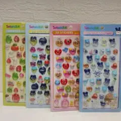 海外製 たまごっち ボンボンドロップシール　 4枚セット