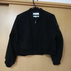 Honeys COLZA ジップアップ ブルゾン ジャケット 黒 Ｍサイズ