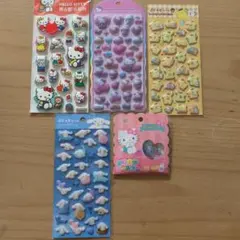 サンリオ　ハローキティ　シナモロール　ポムポムプリンシール