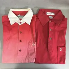 【H4】お買い得✨Munsingwear 半袖シャツ　ゴルフシャツ　2点セット✨のサムネイル