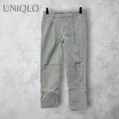 【UNIQLO ユニクロ】　イージーケアストレッチクロップドパンツ　ギンガム