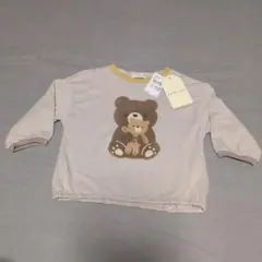 新品未使用　doudou bear クマプリント Tシャツ　サイズ… 90cm