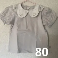 Cottli 襟付き　木馬　80 Tシャツ　ベビー　半袖