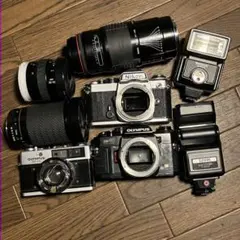 ジャンクカメラ フィルムカメラ レンズ 8点まとめ売り ジャンクがじゃんじゃん｜kaz@Pinguist!