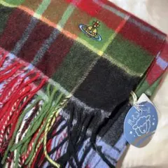 【三連休限定価格】Vivienne Westwood　チェック　オーブ マフラー
