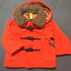 ダッフルコート　サニーランドスケープ　オレンジコート　フード　可愛い　男女