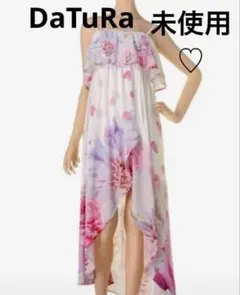新品未使用 DaTuRa 花柄 マキシ丈 ワンピース♡定価:11,664円のサムネイル