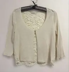 新品♡未使用 Ballseyホワイト レース 長袖 カーディガン - メルカリ