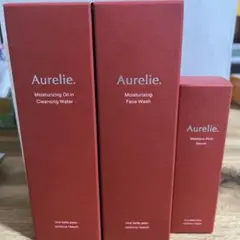 Aurelie. 保湿クレンジングオイル・フェイスウォッシュ・セラムセット