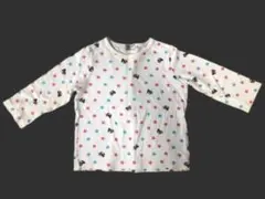 ミキハウス　DOUBLE.B 星柄長袖Tシャツ F