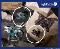 遊戯王　青眼の白龍　真紅眼の黒竜　ブルーアイズ　レッドアイズ　リング　指輪