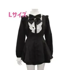 新品 レディース ブラック セットアップ リボン フリル 量産型 地雷系