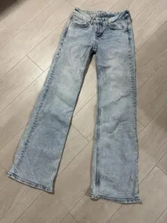 【H&M】フレアローデニム 32