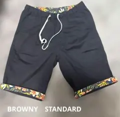 BROWNY　STANDARD ツイルイージー　 ブラック ショートパンツのサムネイル