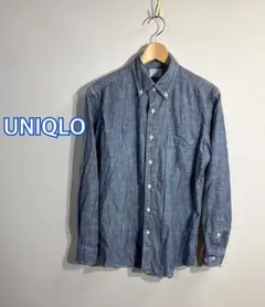 ◼️UNIQLO ユニクロ◼️BDボタンダウン長袖シャツ: M
