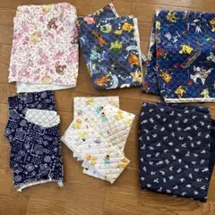 キャラクター柄キルティング生地セット