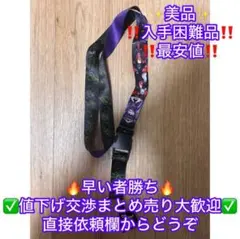 ヴィランズ ネックストラップ 海外ディズニーランド限定リバーシブル