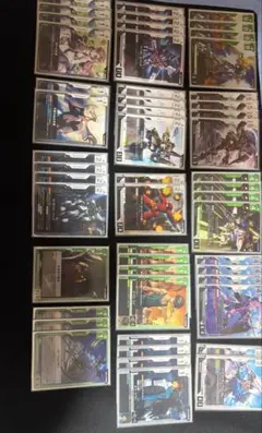 セット7】ガンダムウォー 白・紫・黒・茶・青 85枚 まとめ売り - メルカリ