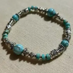 インディアンジュエリー　ブレスレット　ターコイズ　ナバホ