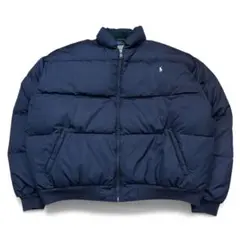 希少XLサイズ ポロラルフローレン ヌプシ ダウンジャケット ネイビー