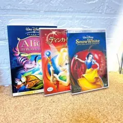 ディズニー アニメ DVD 3作品セット ティンカーベル 白雪姫 アリス