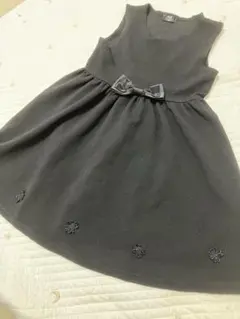 ノースリーブワンピース 120 黒　フォーマル