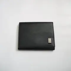 ✈ dunhill　ダンヒル　本革 レザー　コインケース　小銭入れ　黒　ブラック