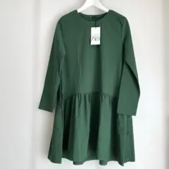新品　未使用　ZARA ギャザースカート　ワンピース