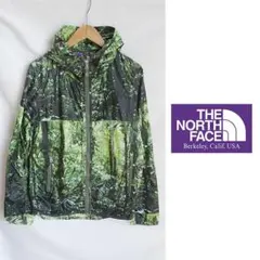 送料無料匿名発送★美品★ザノースフェイスパープルレーベル★転写ナイロンジャケット