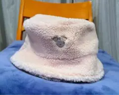 【USED】 東京ディズニーリゾート ボアバケットハット　もこもこ　バケハ