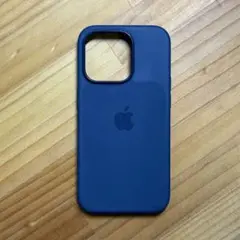 iPhone 14 Pro シリコンケース 純正 ストームブルー