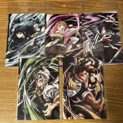 鬼滅の刃 全集中展 時透 甘露寺 伊黒 不死川 悲鳴嶼 ポストカードセット