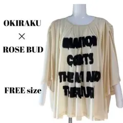 OKIRAKU×ROSEBUD スプレープリント シフォントップス フリーサイズのサムネイル