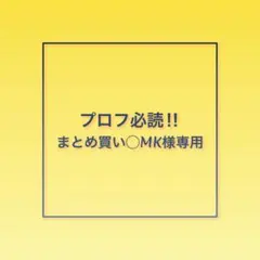 プロフ必読‼︎まとめ買い◯MK様 リクエスト 2点 まとめ商品