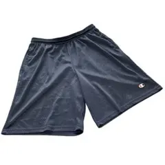 【美品】　チャンピオン　メッシュハーフパンツ　メンズ　定番ネイビー　Lサイズ相当