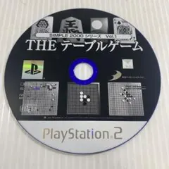 THE テーブルゲーム SIMPLE 2000 Vol.1 PS2 ディスクのみ