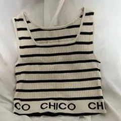 CHICO ストライプ タンクトップ Fサイズ